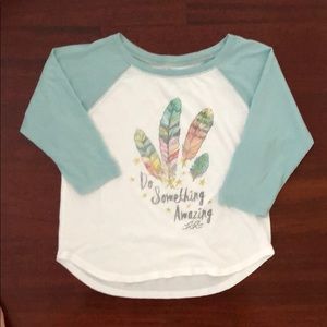 Girl’s Billabong 3/4 sleeve shirt size M